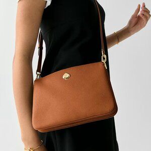 Kate Spade - Kayla Small Triple Compartment Crossbody with Gold Accents